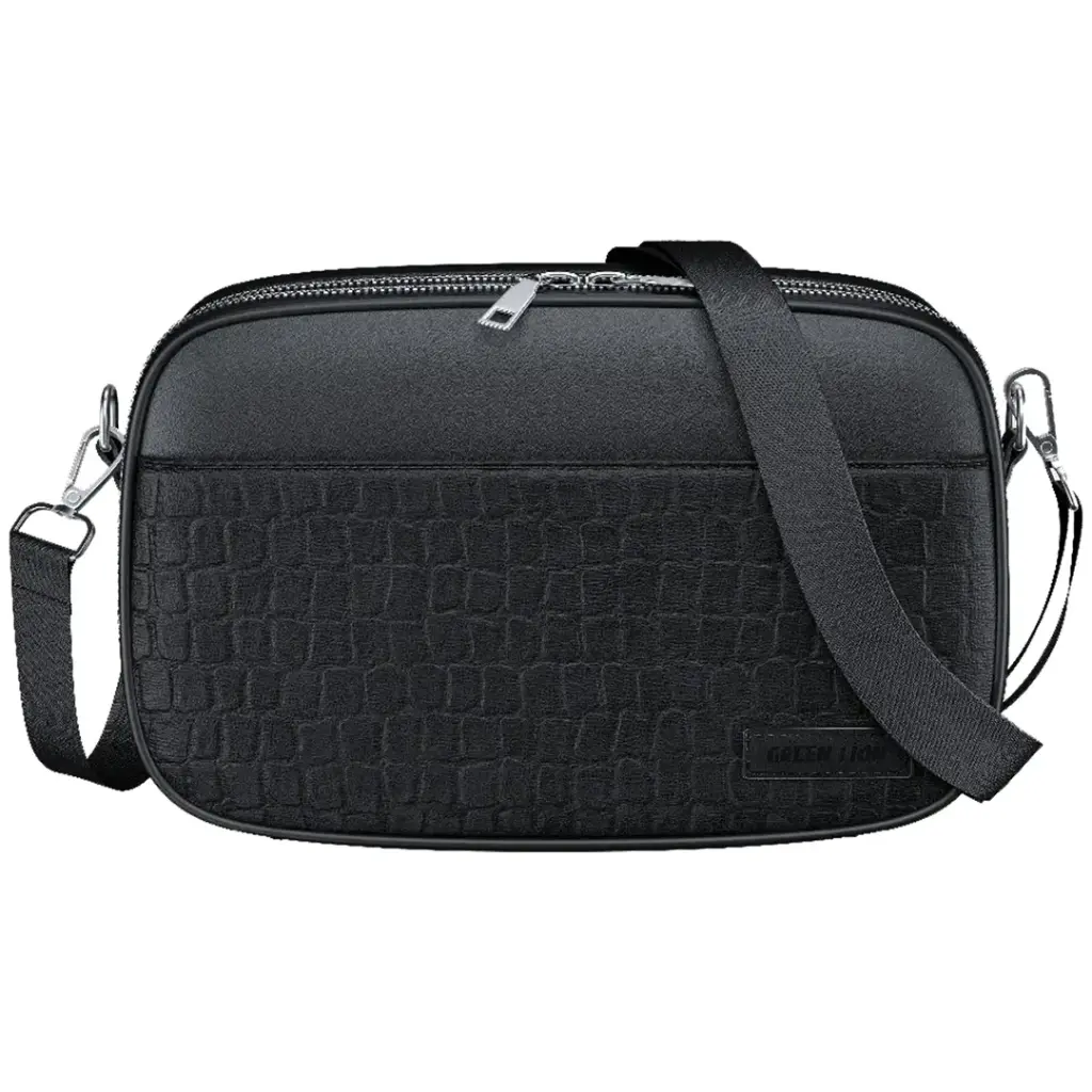 حقيبة جرين لايون آيرو حول الجسم مقاومة للماء - اسود | Green Lion Airo Crossbody Bag - Black