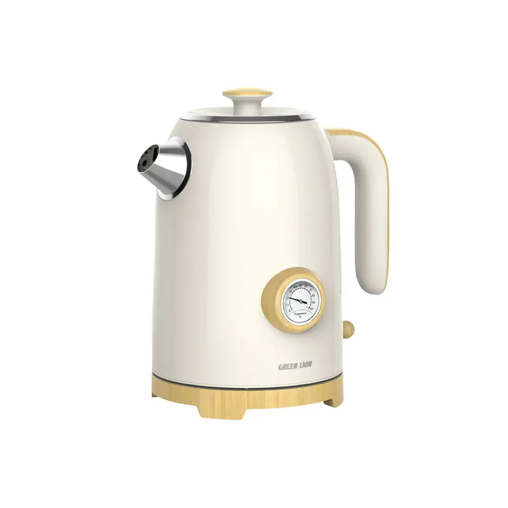 غلاية جرين لايون الكلاسيكية بسعة 1.7 لتر وبقدرة 2200 واط - بيجي | Green Lion Classic Kettle 1.7L 2200W - Beige