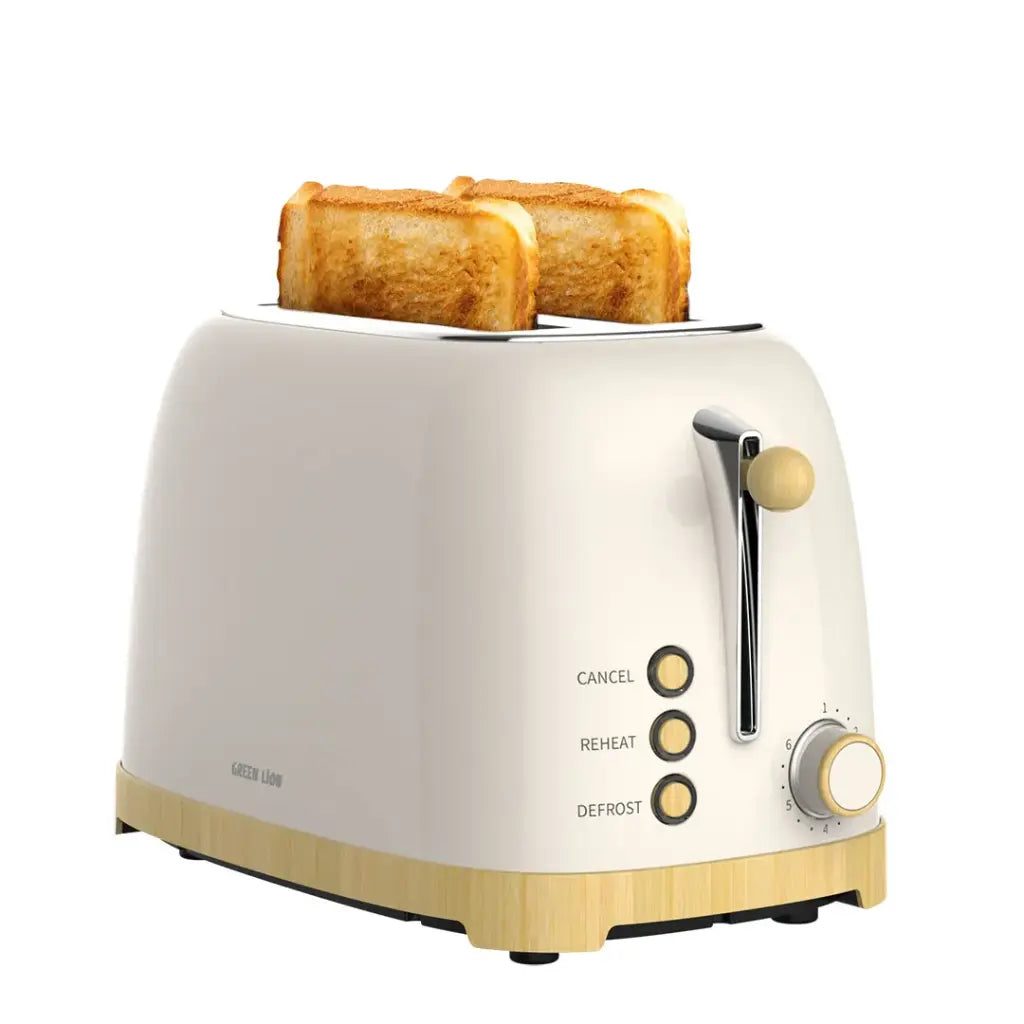 جرين لايون محمصة كلاسيكية مع 6 مستويات تحمير - بيجي | Green Lion Classic Toaster 6 Level Browning - Beige