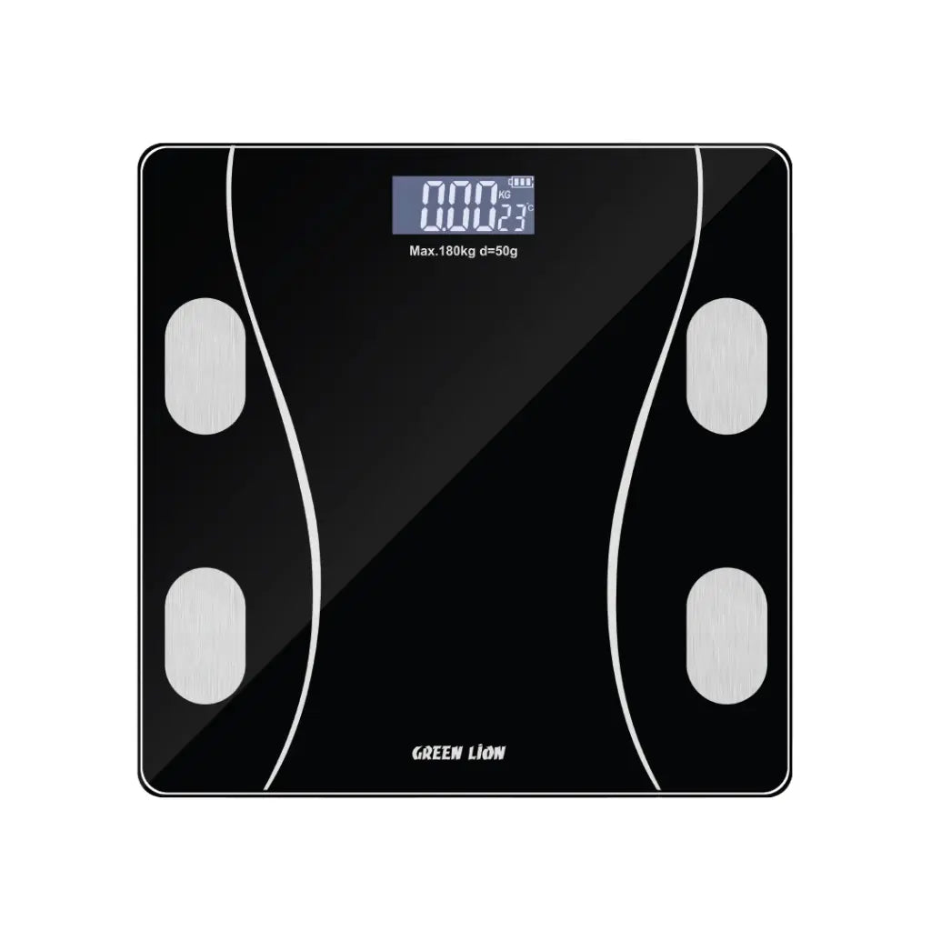 ميزان جسم رقمي من جرين لايون - اسود | Green Lion Digital Body Scale GL-BWS01 - Black.