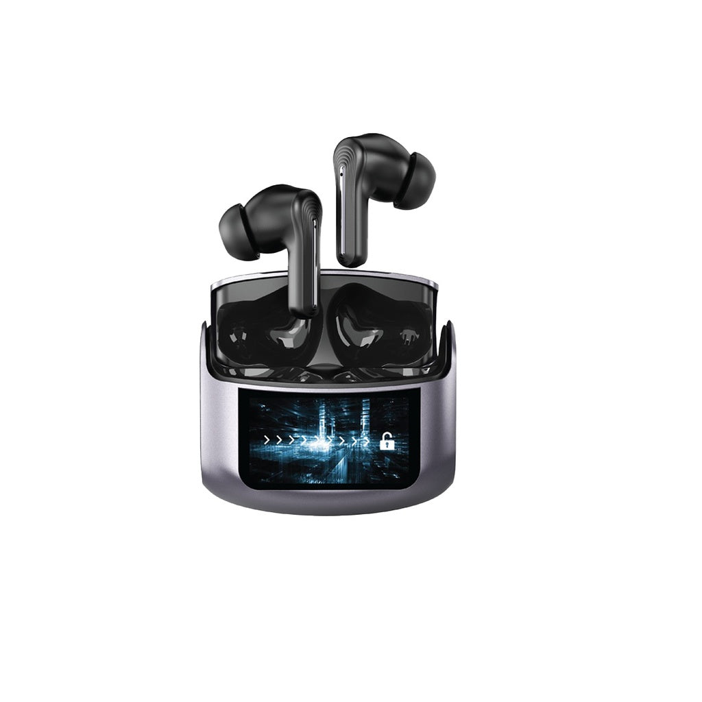 سماعات جرين لايون ايليت ويف بخاصية الغاء الضوضاء النشط وشاشة لمس مدمجة | Green Lion EliteWave ANC Inbuilt Touch Screen