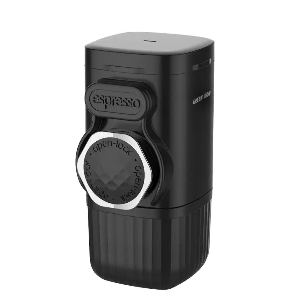 ماكينة تحضير القهوة المحمولة من جرين لايون بسعة 100 مل - اسود | Green Lion Instant Pocket Coffee Maker 100ml - Black