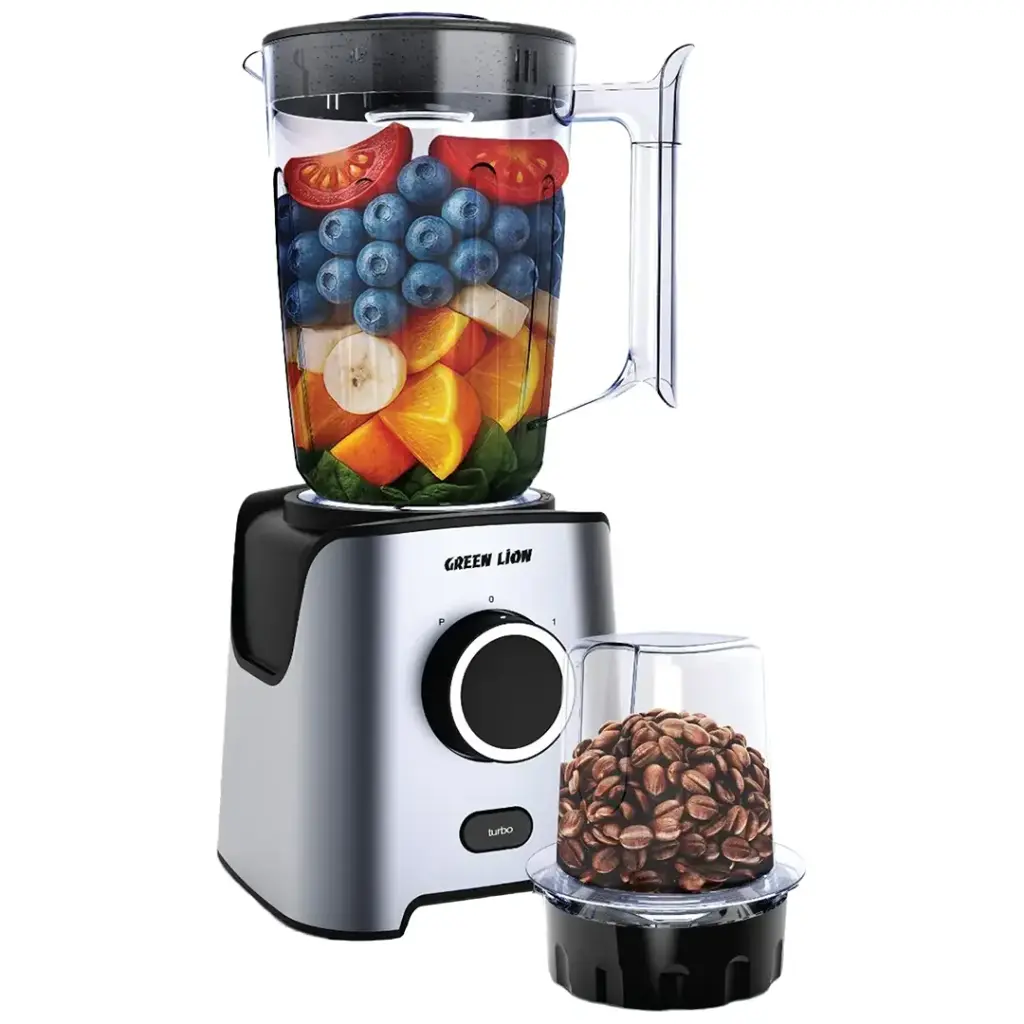 خلاط عصير جرين لايون جت بليند بقدرة 650 واط - رمادي | Green Lion Jet Blend Pro Juice Blender 650W - Gray