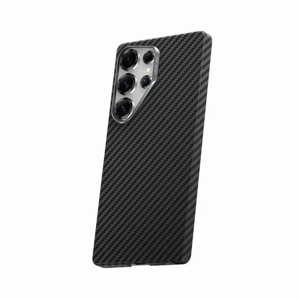 كفر جرين لايون ماج سيف لهاتف سامسونج S25 Ultra - اسود | Green Lion MagSafe Kevlar Armor Case For Galaxy S25 Ultra - Black