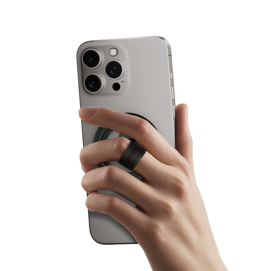 حامل مغناطيسي جرين لايون لتثبيت الهاتف - تيتانيوم | Green Lion Magnetic Grip Stand - Titanium