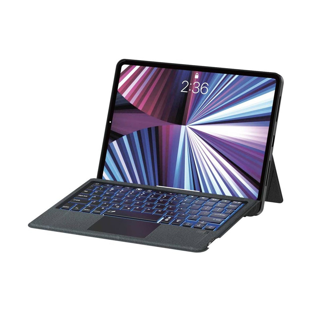 لوحة مفاتيح جرين لايون ماجيك لايباد 10.9 انش و 11 انش مع اضائة خلفية, عربي/انكليزي - اسود | Green Lion Magic Keyboard for iPad 10.9" & 11" with Backlight, Arabic/English – Black