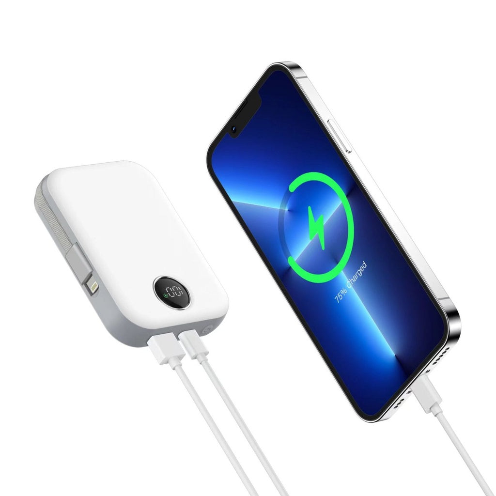 باور بانك جرين لايون موناكو متوافق مع ماج سيف بسعة 10,000 مللي أمبير وبقدرة شحن 22.5 واط | Green Lion Monaco MagSafe Power Bank 10000mAh 22.5W