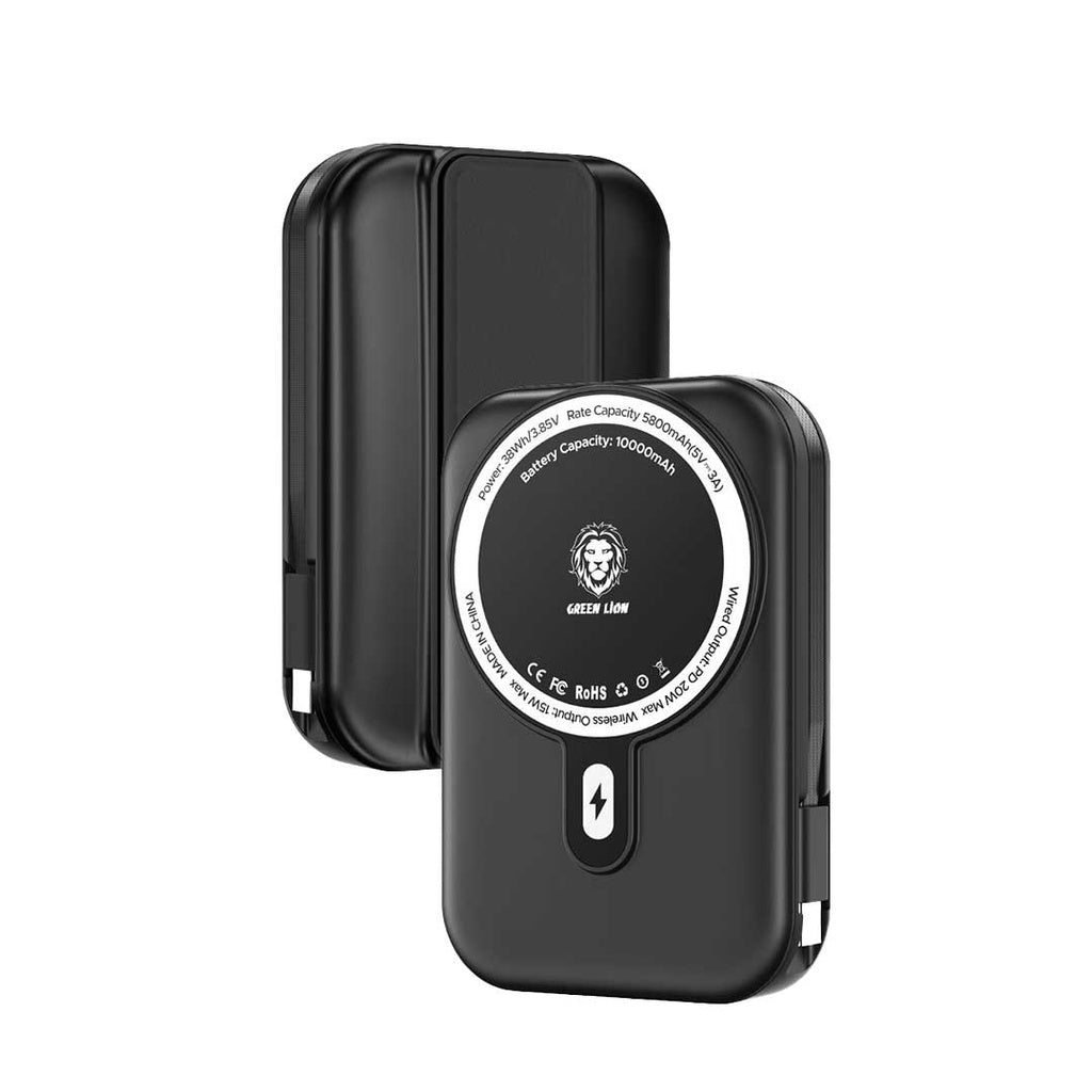 باور بانك جرين لايون موناكو جريب بسعة 10,000 مللي امبير  | Green Lion Monaco Grip 10000mAh Power Bank