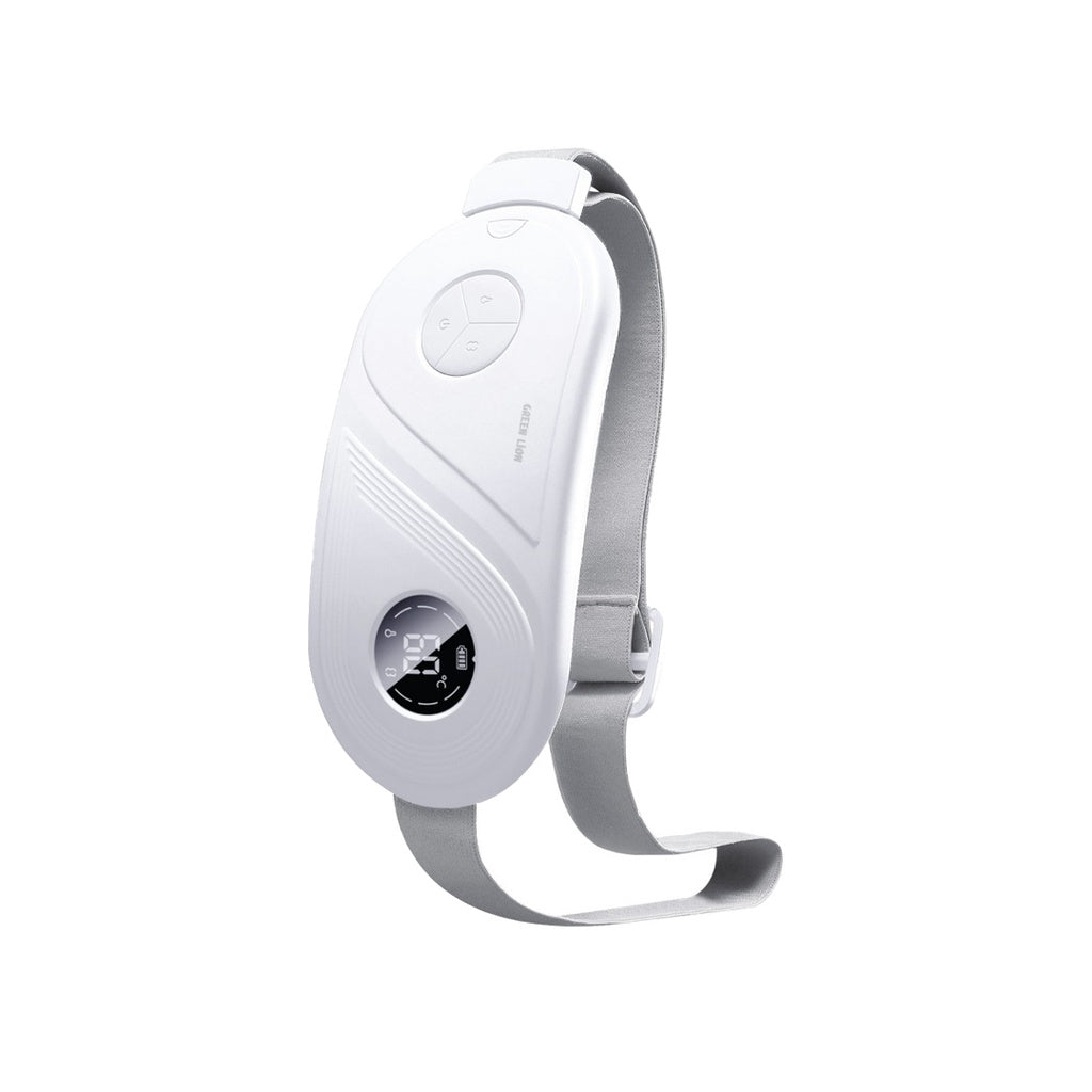 مدلك حراري للدورة الشهرية من جرين لايون - ابيض | Green Lion Menstrual Heating Massager - White