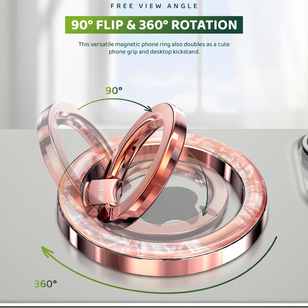 حامل حلقي مغناطيسي للهاتف من جرين لايون | Green Lion Magnetic Ring Stand.