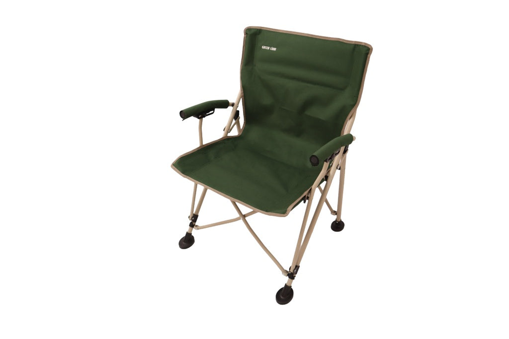 كرسي جرين لايون للتخييم الخارجي مع حقيبة حمل | Green Lion Outdoor Camping Chair with Carrying Bag