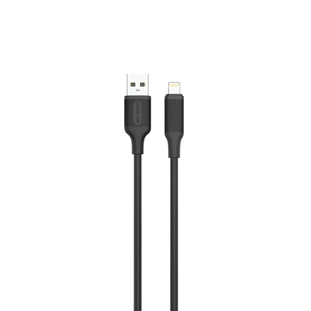 كيبل جرين لايون يو اس بي اي الى لايتننغ بطول 3 متر | Green Lion USB-A to Lightning PVC Cable 3M.