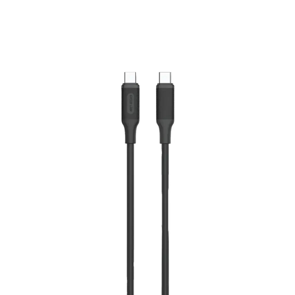 كيبل جرين لايون PVC يو اس بي سي الى يو اس بي سي بطول 3 متر - اسود | Green Lion USB-C to USB-C PVC Cable 3M - Black