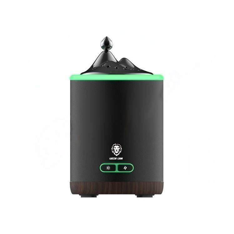 مبخرة جرين لايون المحمولة مع اضائة - اسود | Green Smart Bakhour Mini Portable Incense Burner with Light - Black