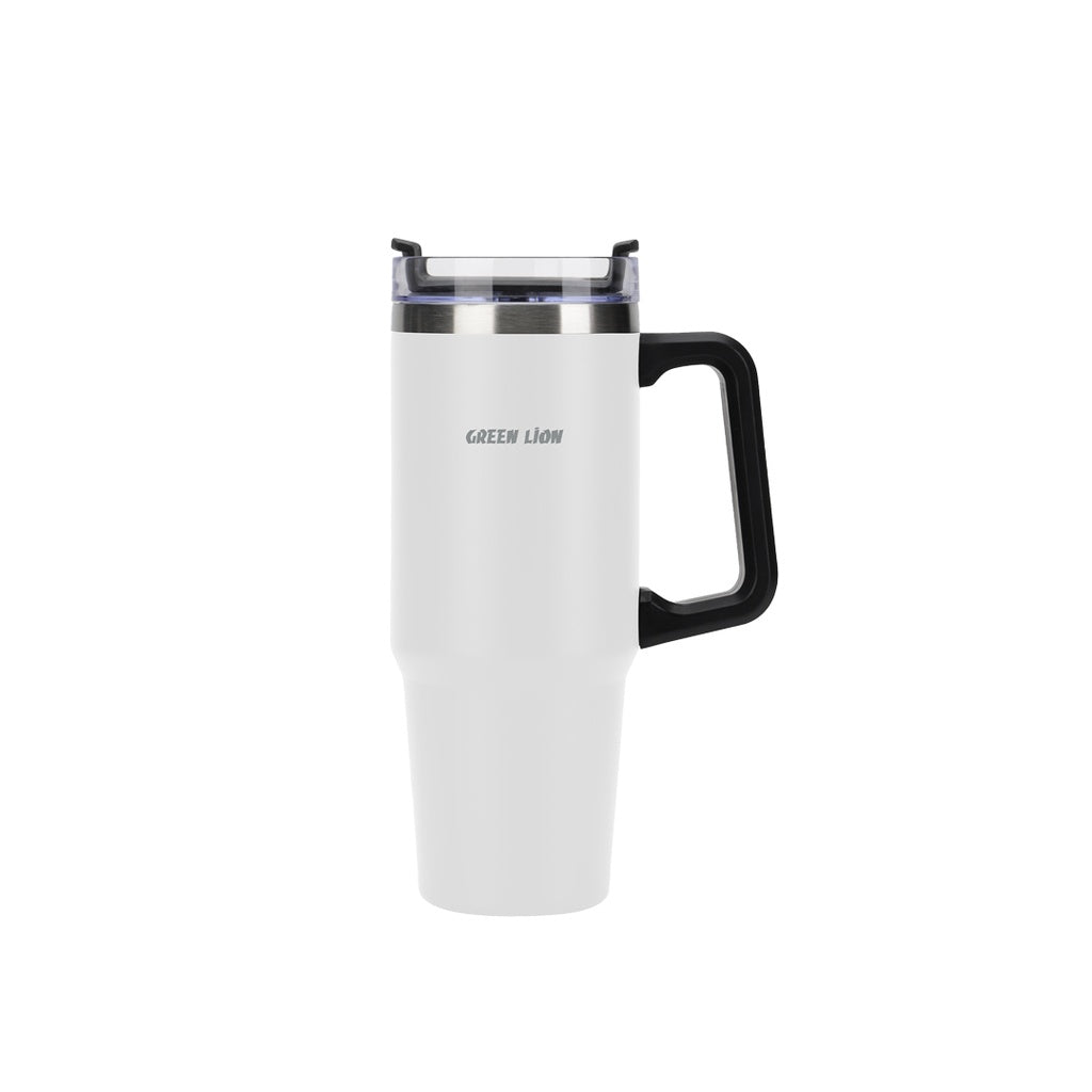 كوب سفر حراري ستانلس ستيل من جرين لايون, عازل للحرارة بسعة 900 مل | Green Lion Vacuum Travel Mug 900ml Stainless Steel