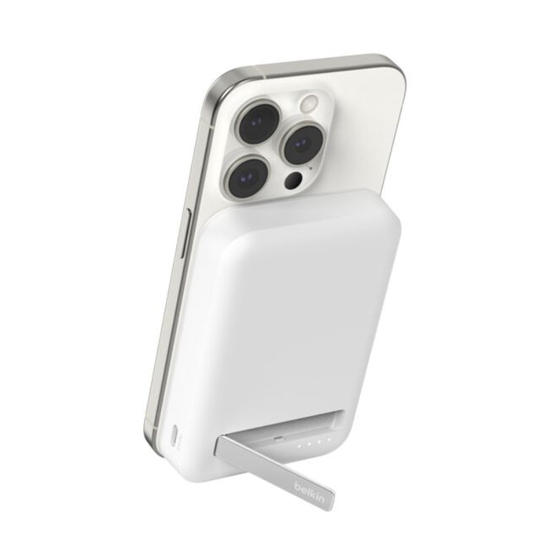 Belkin BoostCharge Qi2 Magnetic 15W Wireless Power Bank 8K - باور بانك الاسلكي بقوة 15واط وسعة 8000 ميلي أمبير من بيلكن