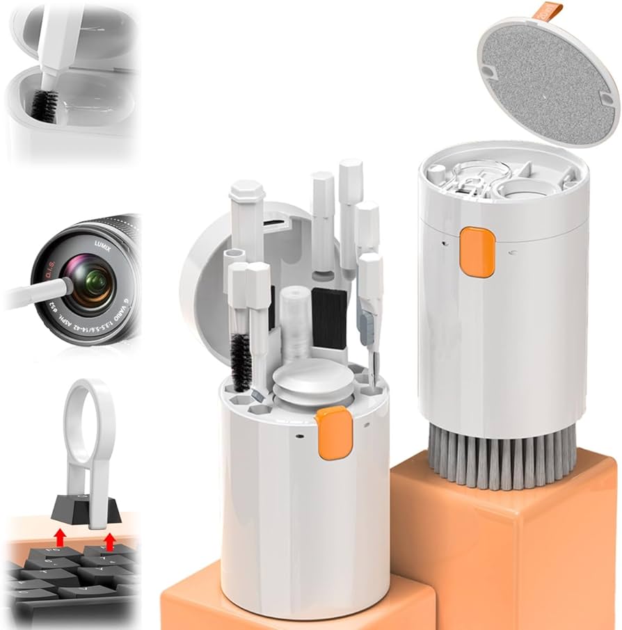 مجموعة تنظيف جرين لايون متعددة الوظائف 20 في 1 - ابيض | Green Lion 20 in 1 Multifunctional Cleaning Kit - White