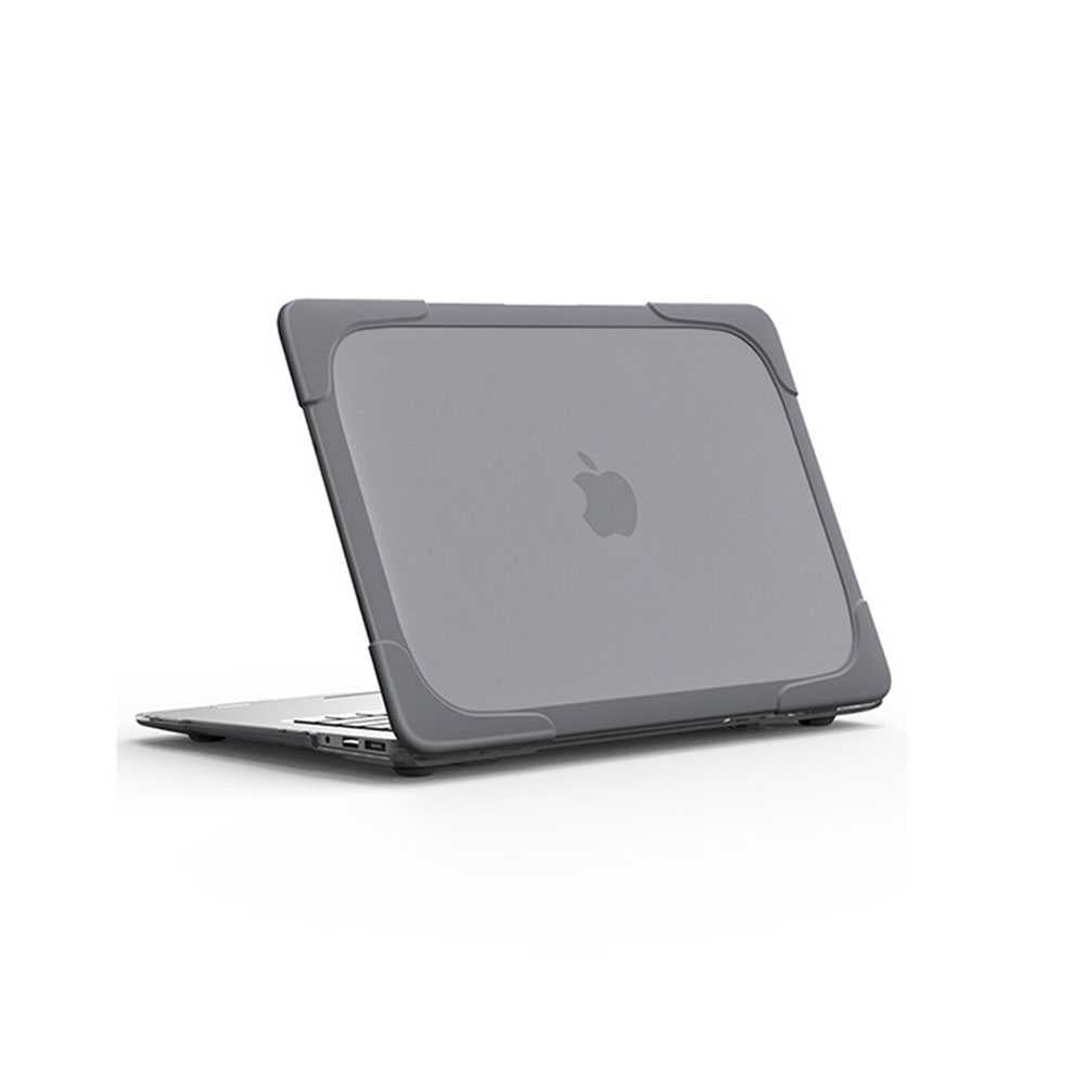 غطاء حماية مضاد للصدمات من جرين لايون لجهاز ماك بوك برو 13.3 انش - رمادي | Green Lion Shockproof Case for MacBook Pro 13.3" 2020 - Gray