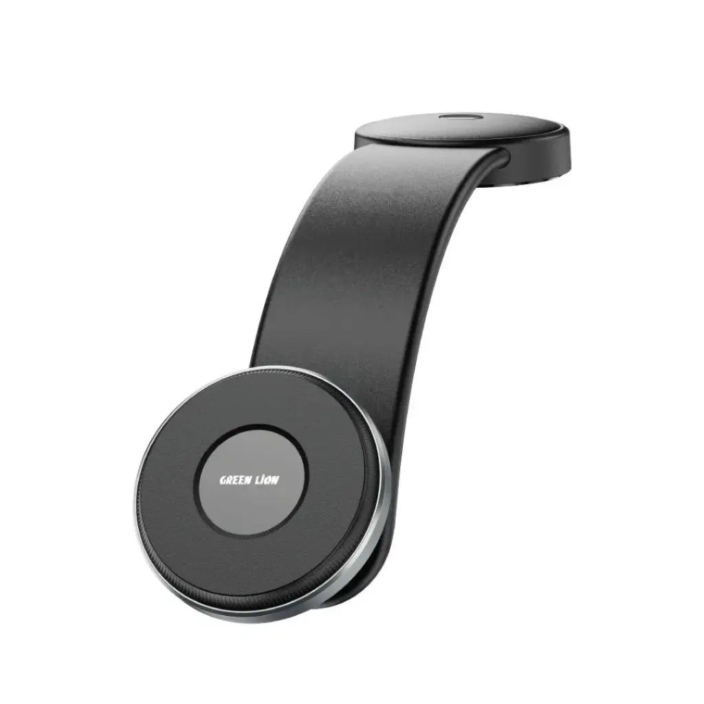 حامل هاتف مغناطيسي للسيارة 2 في 1 بدوران 360° من جرين لايون – أسود | Green Lion 2 in1 Magflex Car Phone Holder - Black