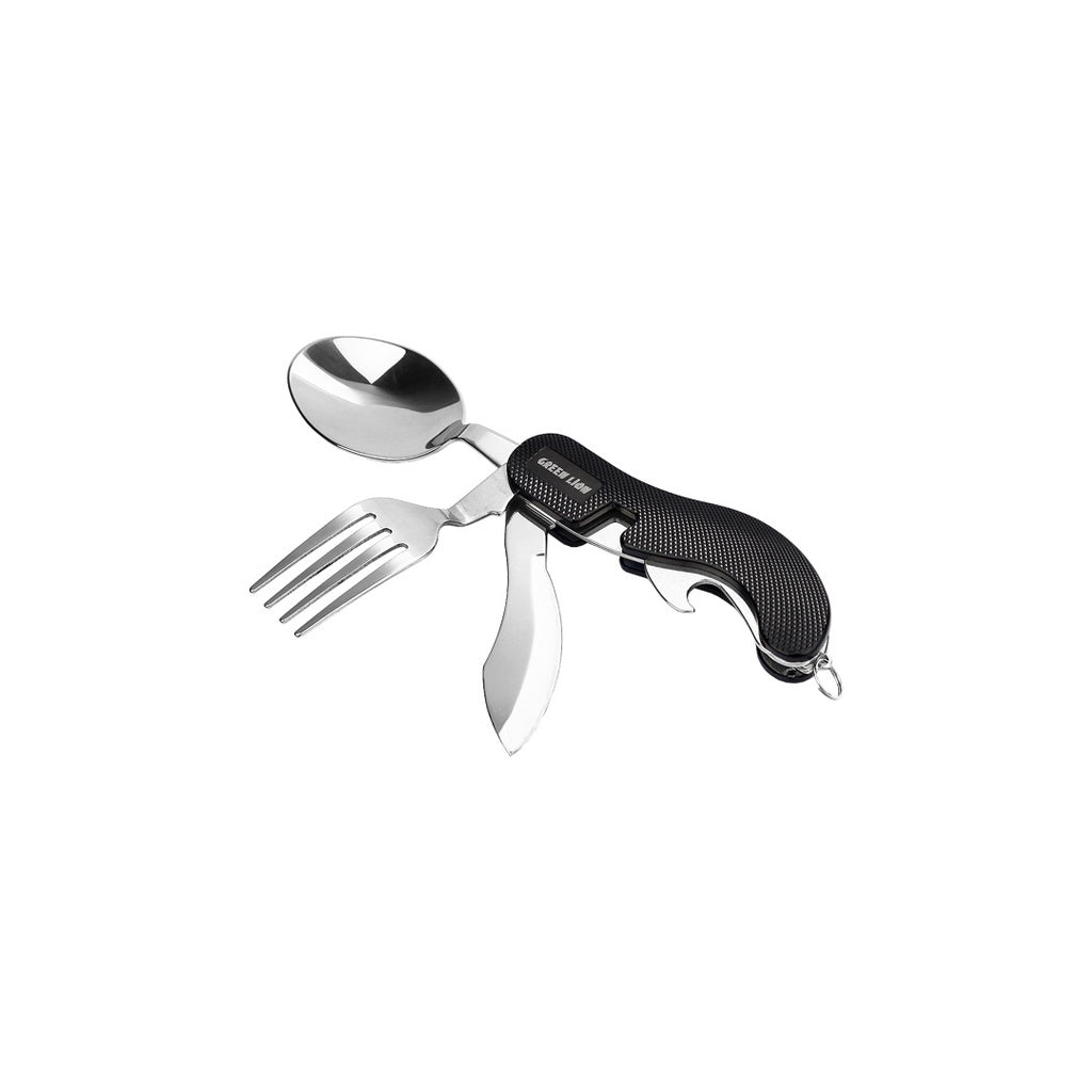 طقم ادوات مائدة 4 في 1 من جرين لايون - اسود | Green Lion 4 in 1 Cutlery Set - Black.