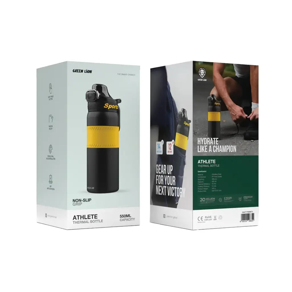 قارورة حرارية للرياضيين من جرين لايون | Green Lion Athlete Thermal Bottle
