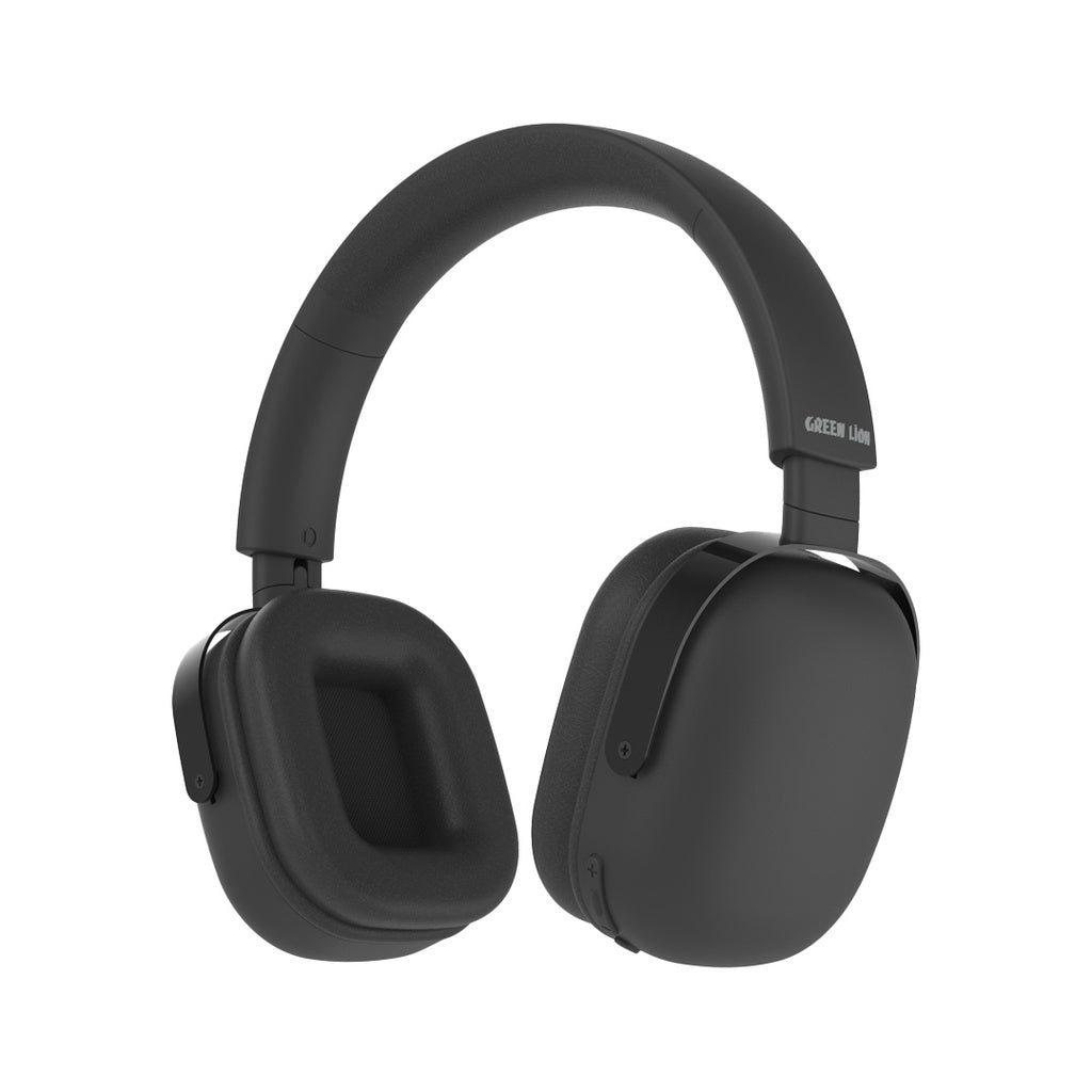سماعة رأس جرين لايون ايكو اللاسلكية بخاصية الغاء الضوضاء النشط - اسود | Green Lion Echo ANC Wireless Headphone - Black