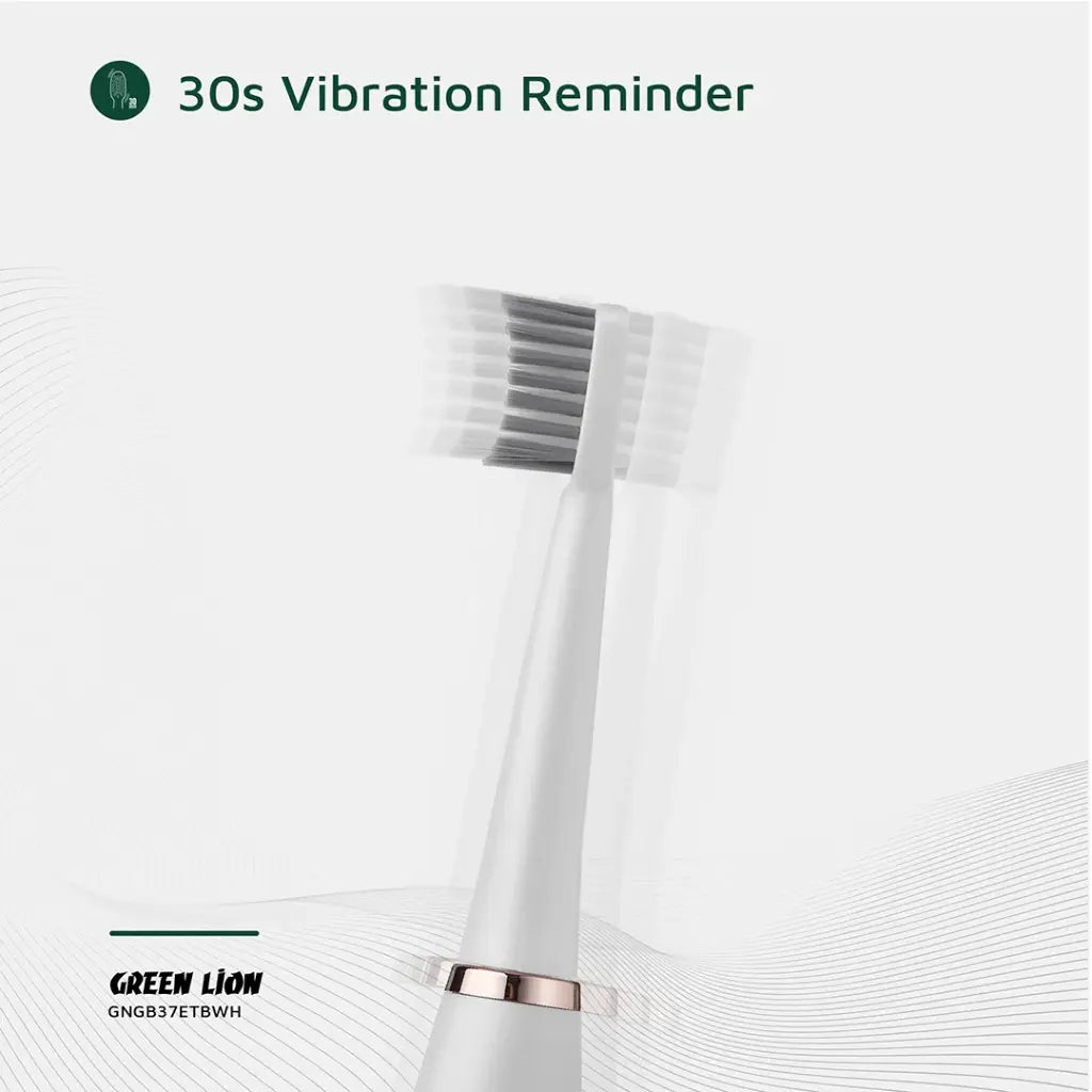 فرشاة الاسنان الكهربائية جرين لايون GB-37, بطارية تدوم حتى 60 يوما | Green Lion GB-37 Electric Tooth Brush – Up To 60 Days Battery Life.