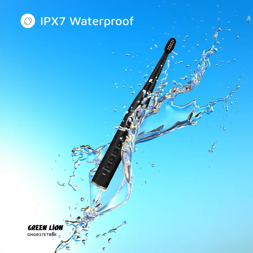 فرشاة الاسنان الكهربائية جرين لايون GB-37, بطارية تدوم حتى 60 يوما | Green Lion GB-37 Electric Tooth Brush – Up To 60 Days Battery Life.