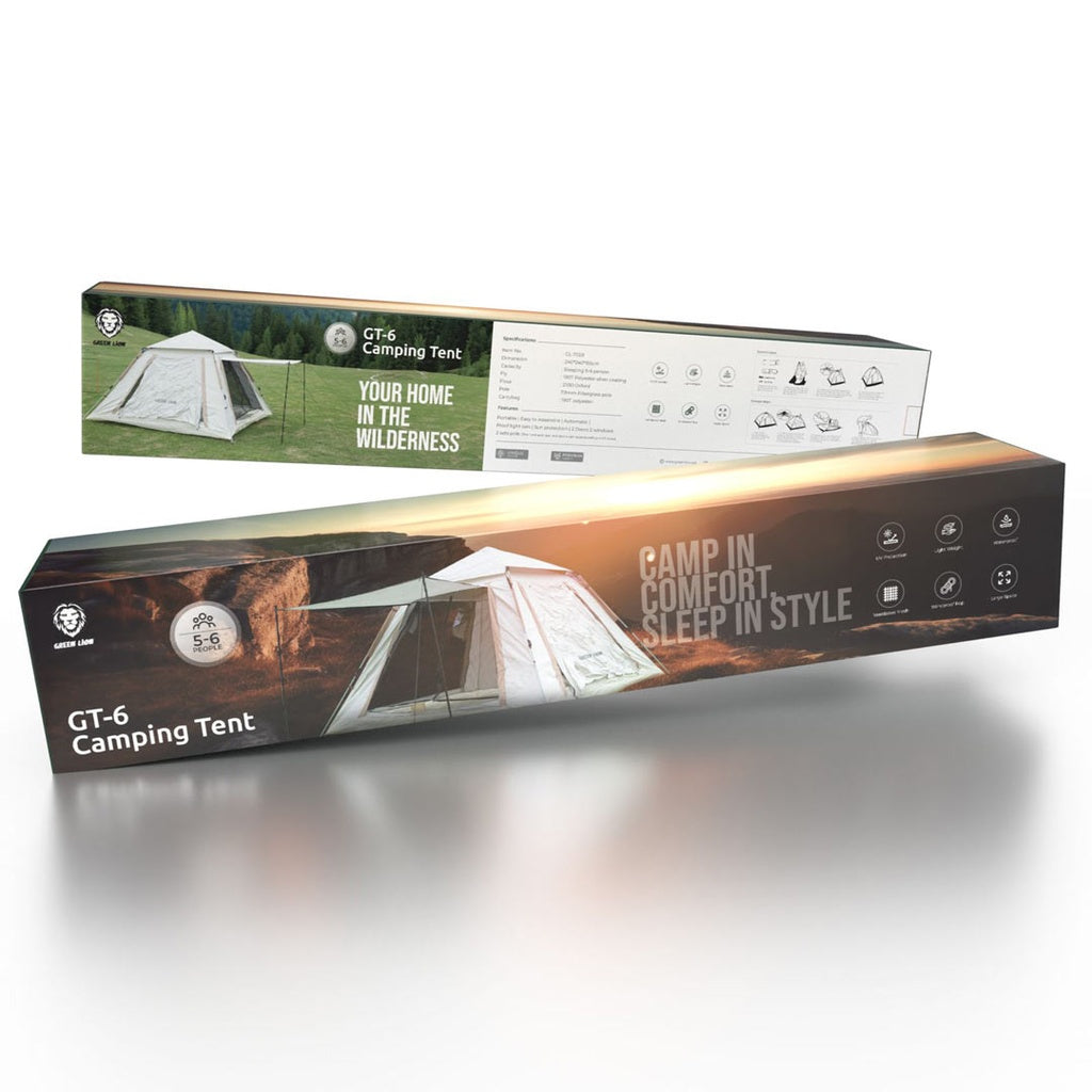 خيمة التخييم جي تي 6 من جرين لايون | Green Lion GT-6 Camping Tent