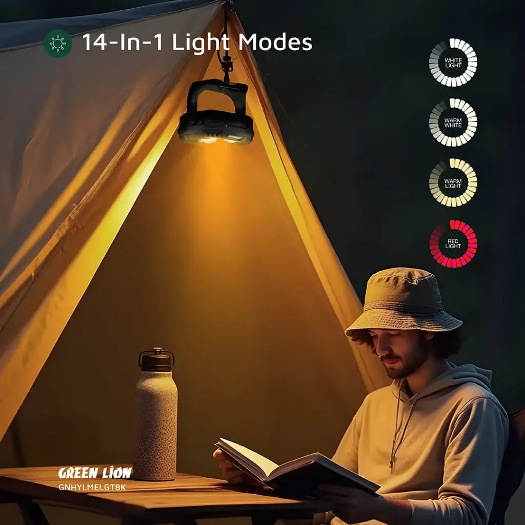 كشاف للعمل جرين لايون هايبر لووم بقوة 1000 لومن - اسود | Green Lion Hyper Lume Working Light 1000lm – Black