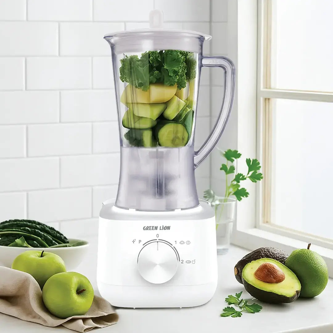 خلاط جرين لايون جيت بليند بقدرة 650 واط - ابيض | Green Lion Jet Blend Juice Blender 650W - White