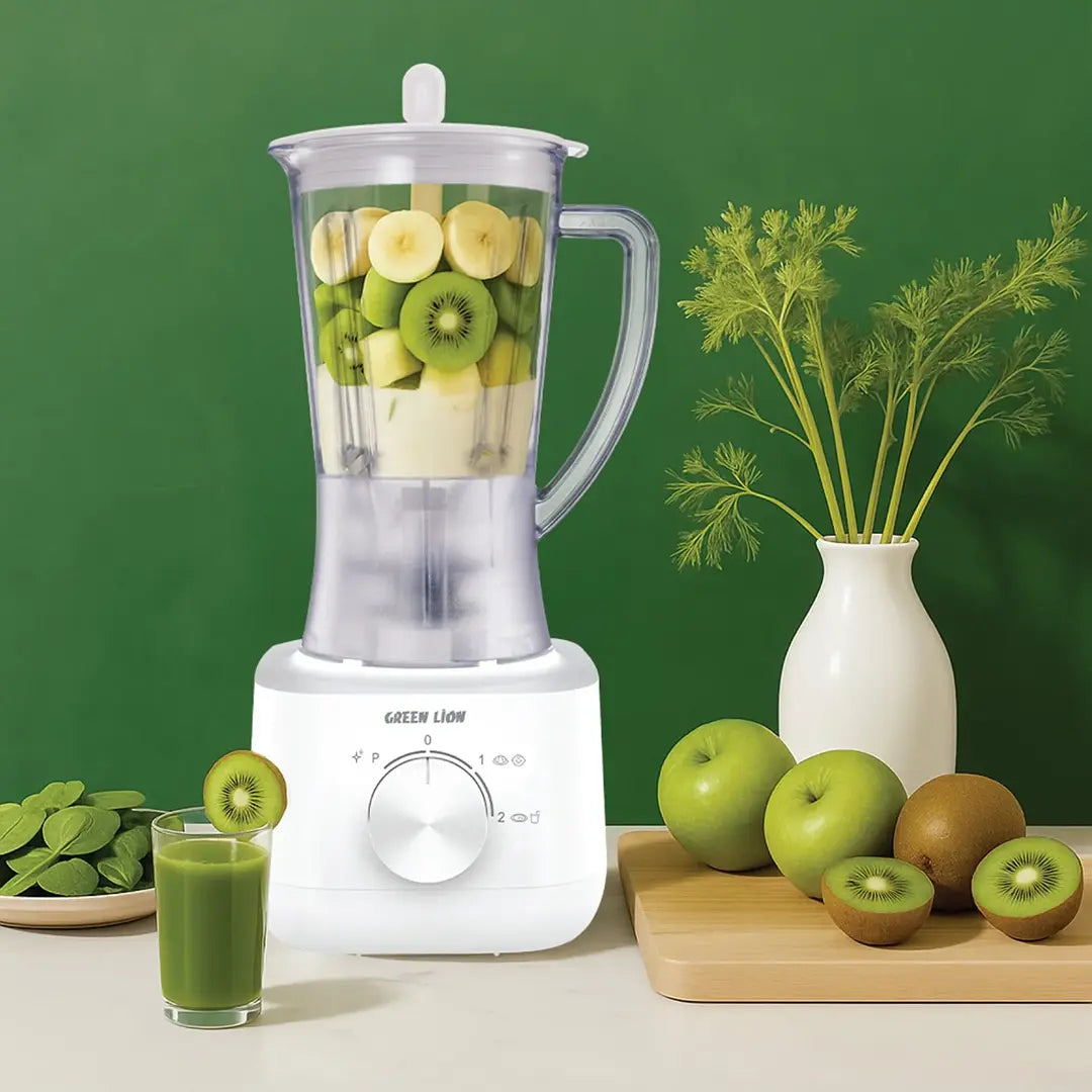 خلاط جرين لايون جيت بليند بقدرة 650 واط - ابيض | Green Lion Jet Blend Juice Blender 650W - White