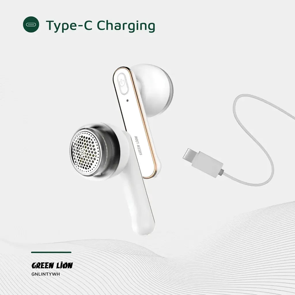 مزيل الوبر للملابس من جرين لايون, متعدد الوضائف, وقت تشغيل 45 دقيقة - ابيض | Green Lion Lint Y Multi-Function Lint Remover, 45min Working Time - White.