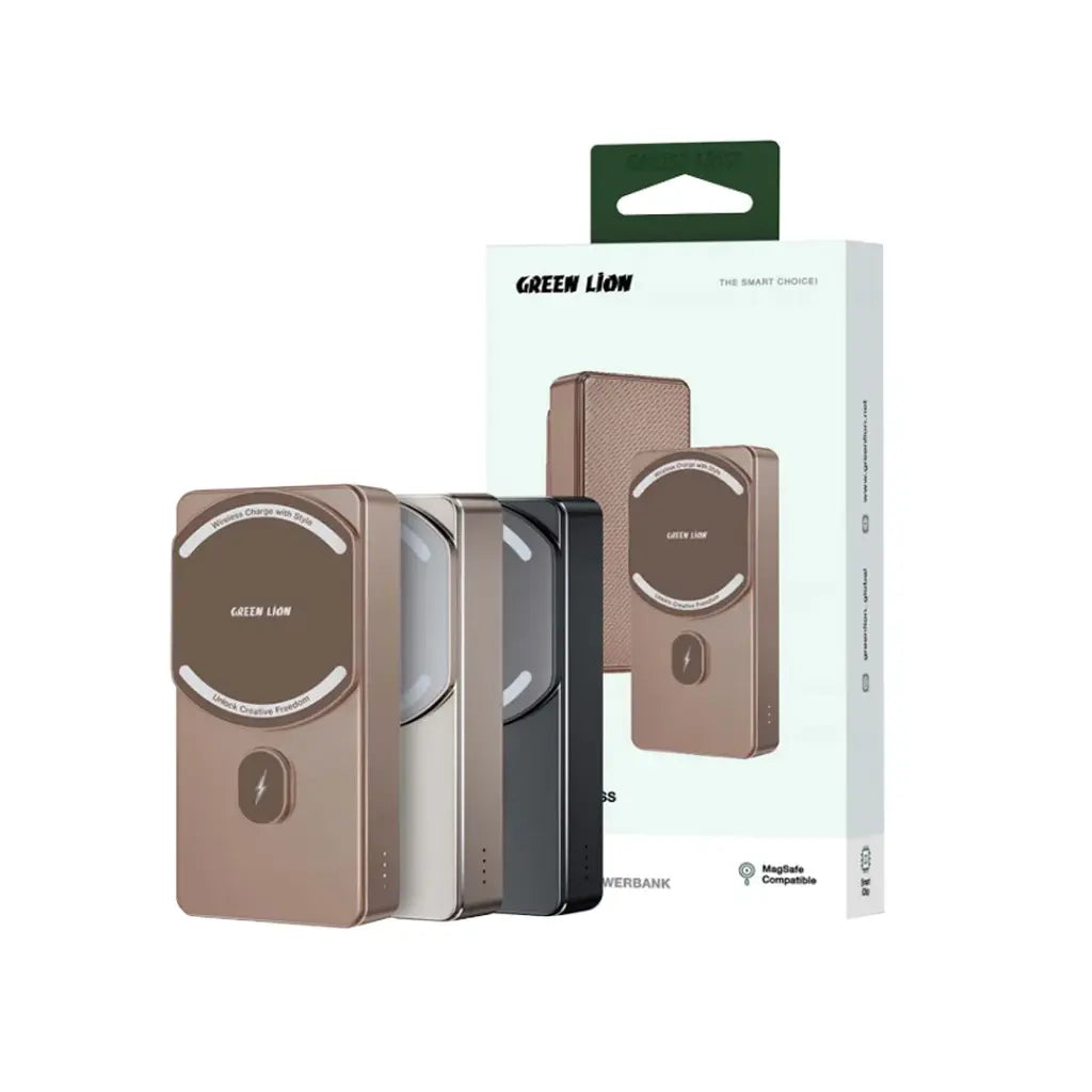 باور بانك جرين لايون ميلتون بسعة 10,000 مللي أمبير | Green Lion Milton 10000mAh Power bank