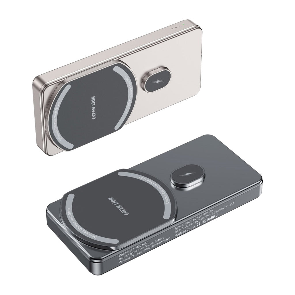 باور بانك جرين لايون ميلتون بسعة 10,000 مللي أمبير | Green Lion Milton 10000mAh Power bank