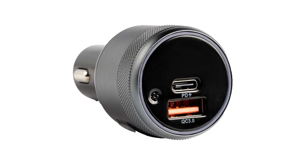 شاحن سيارة وجهاز ارسال اف ام ميني جرين لايون بقدرة شحن 42 واط - اسود | Green Lion Mini FM Transmitter Kit 42W - Black