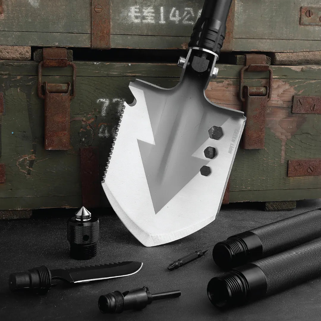 مجرفة جرين لايون 14 في 1 متعددة الاستخدامات - اسود | Green Lion Multi Shovel - Black