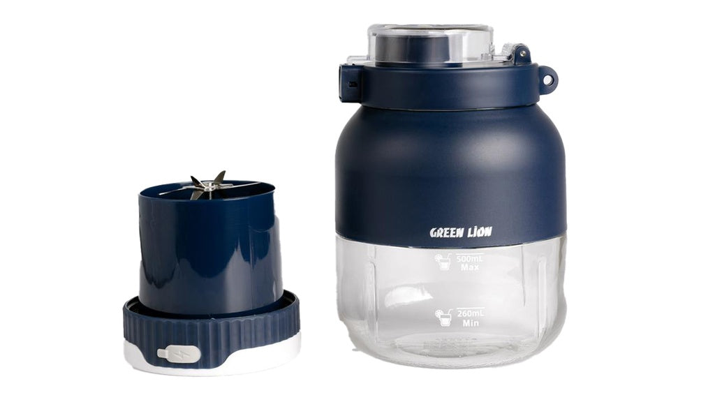 خلاط جرين لايون نيوتري بليند بسعة 500 مل و قدرة 80 واط - ازرق | Green Lion Nutri Blend 500mL 80W - Blue