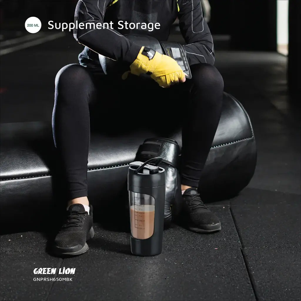 خلاط بروتين جرين لايون المحمول بسعة 650 مل | Green Lion Protein Mixer 650mL