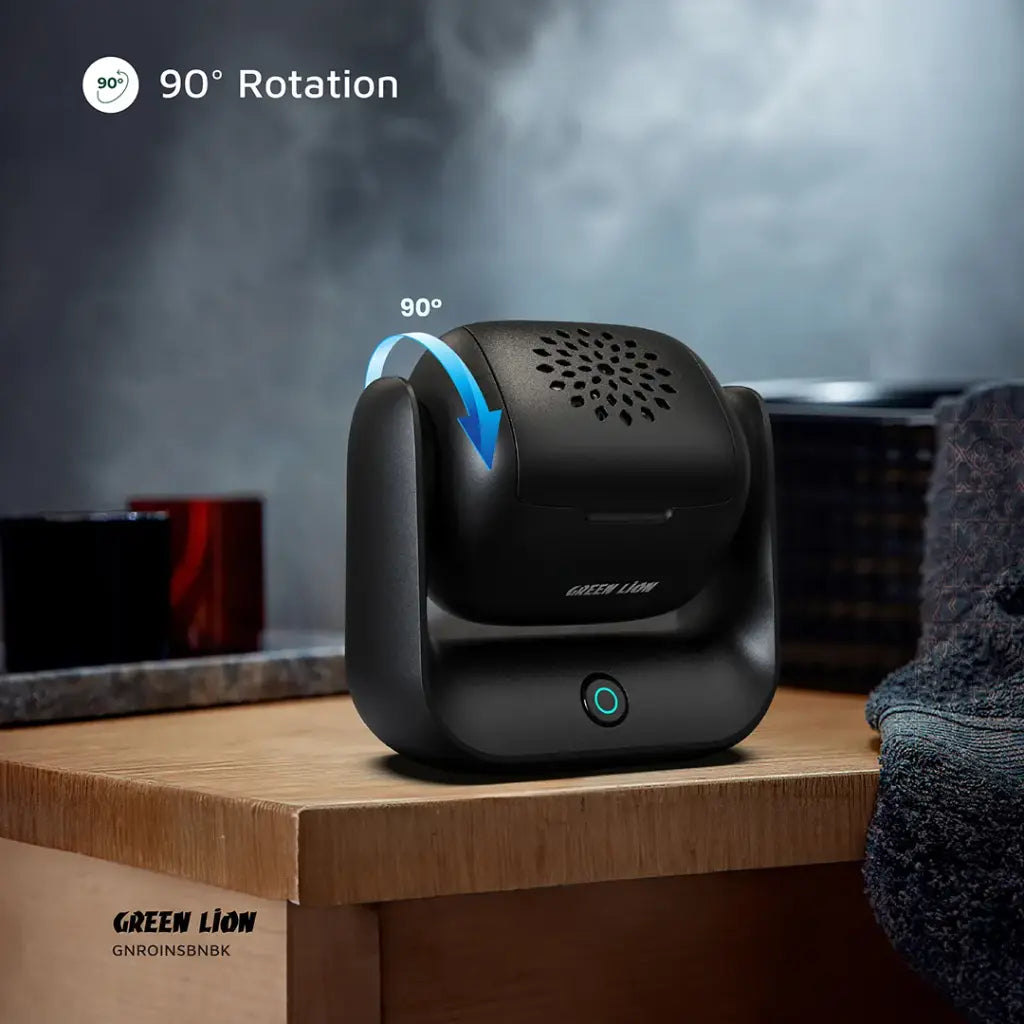 جرين لايون مبخرة عطور قابلة للدوران - اسود | Green Lion Rotatable Incense Burner - Black