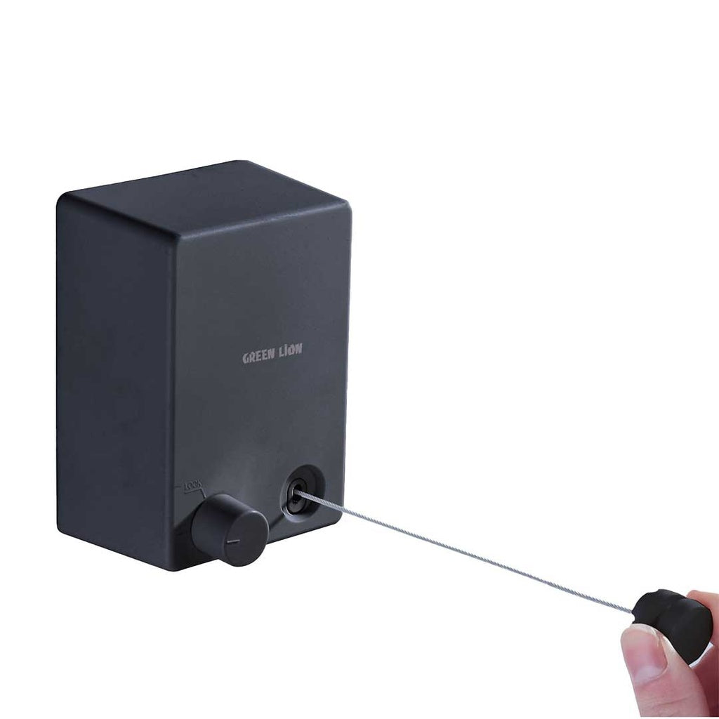 حبل غسيل جرين لايون داخلي وخارجي - اسود | Green Lion Indoor & Outdoor Clothesline - Black.