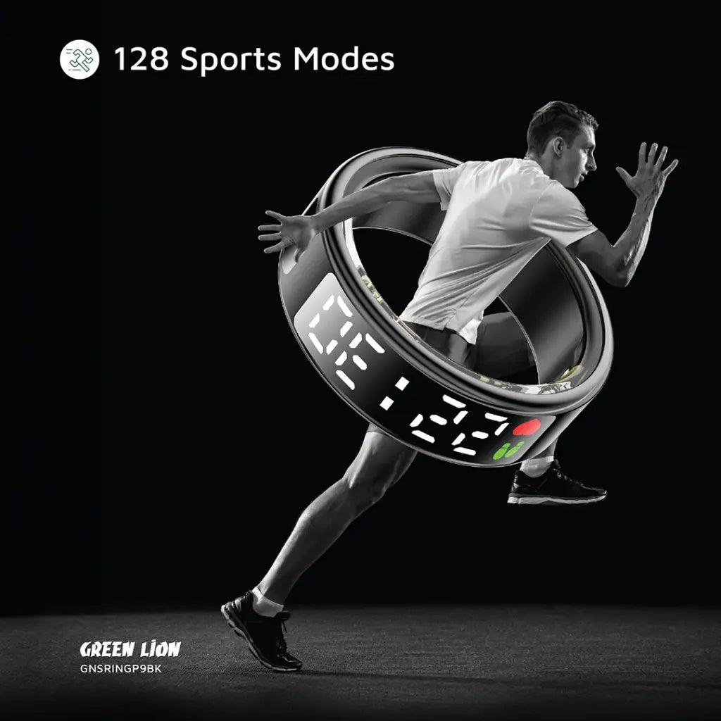 خاتم جرين لايون سمارت برو مع شاشة رقمية | Green Lion Smart Ring Pro With Digital Display