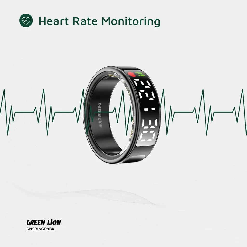 خاتم جرين لايون سمارت برو مع شاشة رقمية | Green Lion Smart Ring Pro With Digital Display