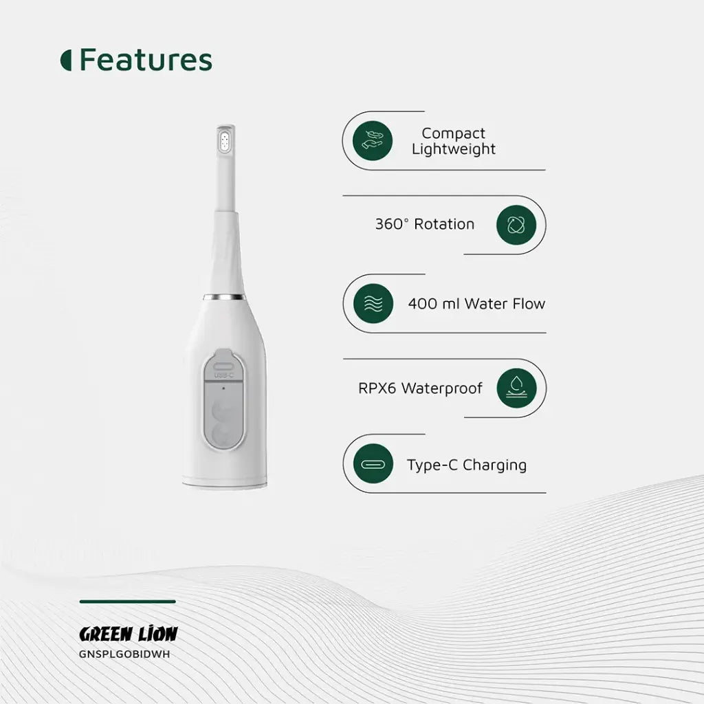 بيديه محمول جرين لايون سبلاش جو - ابيض | Green Lion Splash Go Portable Bidet - White