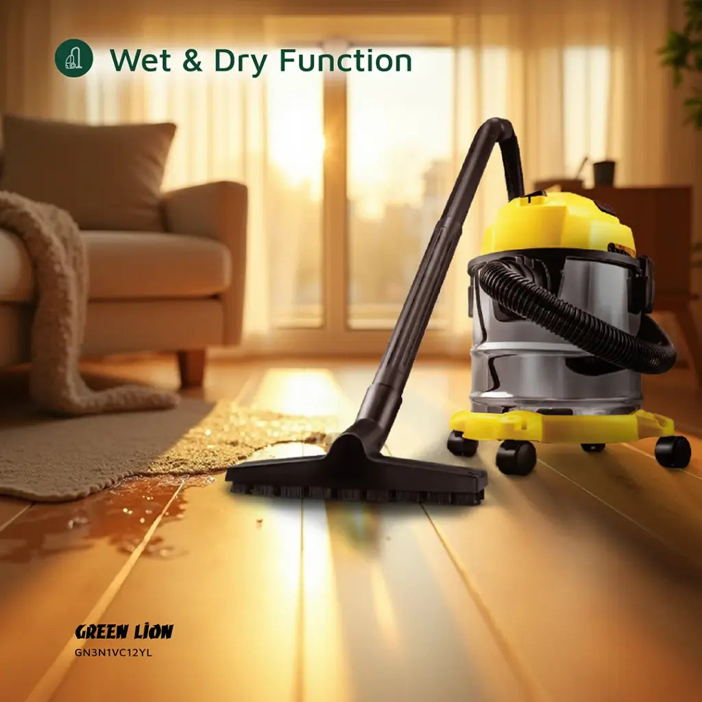 مكنسة كهربائية جرين لايون ألترا 3 في 1 بسعة 12 لتر | Green Lion Ultra 3 In 1 Vacuum Cleaner 12L