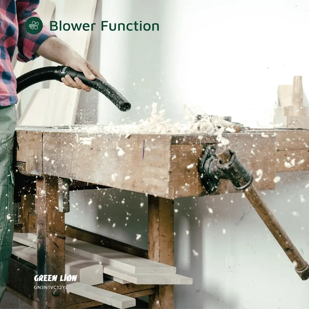 مكنسة كهربائية جرين لايون ألترا 3 في 1 بسعة 12 لتر | Green Lion Ultra 3 In 1 Vacuum Cleaner 12L