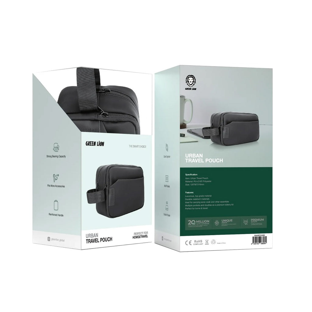 حقيبة يد جرين لايون للسفر | Green Lion Urban Travel Pouch