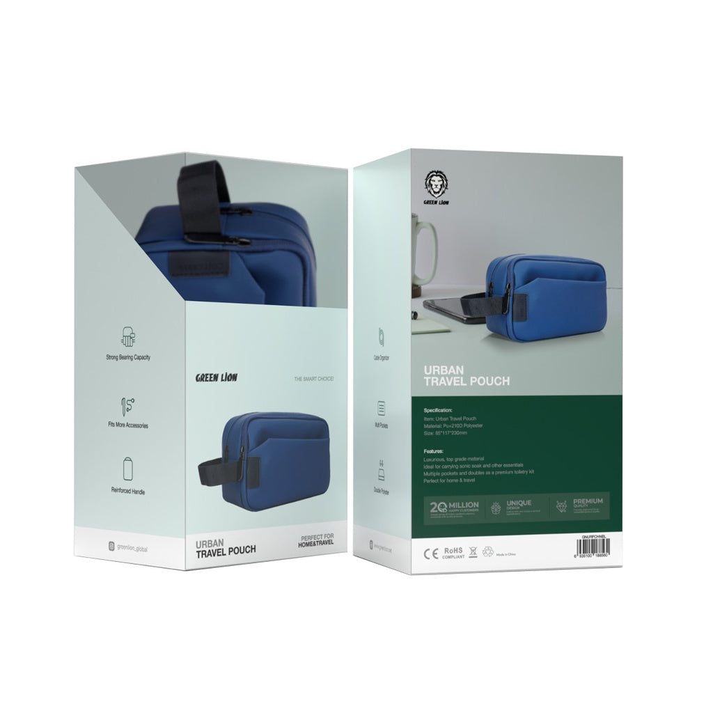 حقيبة يد جرين لايون للسفر | Green Lion Urban Travel Pouch