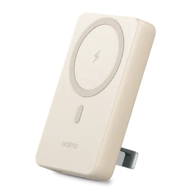 Oraimo. OPB-7102W Gold 10000mA whireless - باور بانك أوريمو ماج باور 10000 مللي أمبير لاسلكي وسلكي