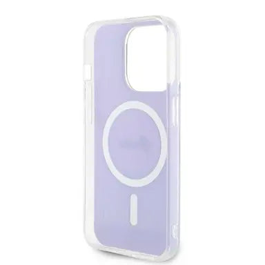 Guess IML Iridescent MagSafe Case for iPhone 15 Pro Max | كفر GUESS IML ماج سيف بتصميم متدرج لهاتف ايفون 15 برو ماكس